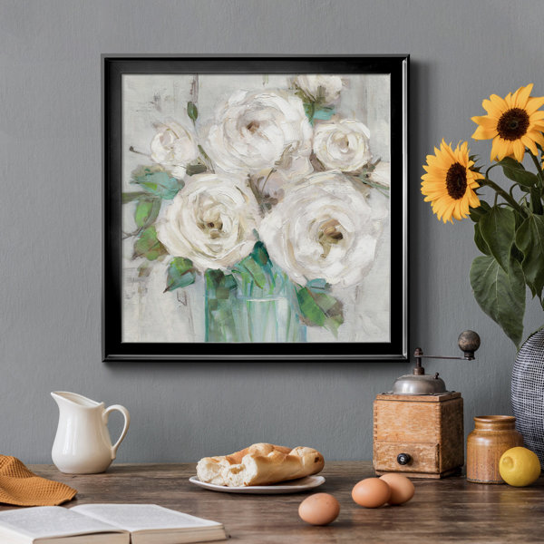 Ophelia & Co. Cottage Whites Picture Frame Painting on Canvas Wayfair